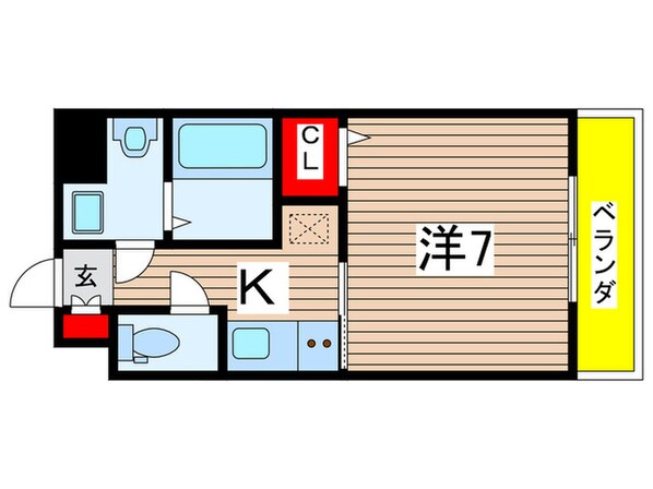 スカイコート御器所の物件間取画像